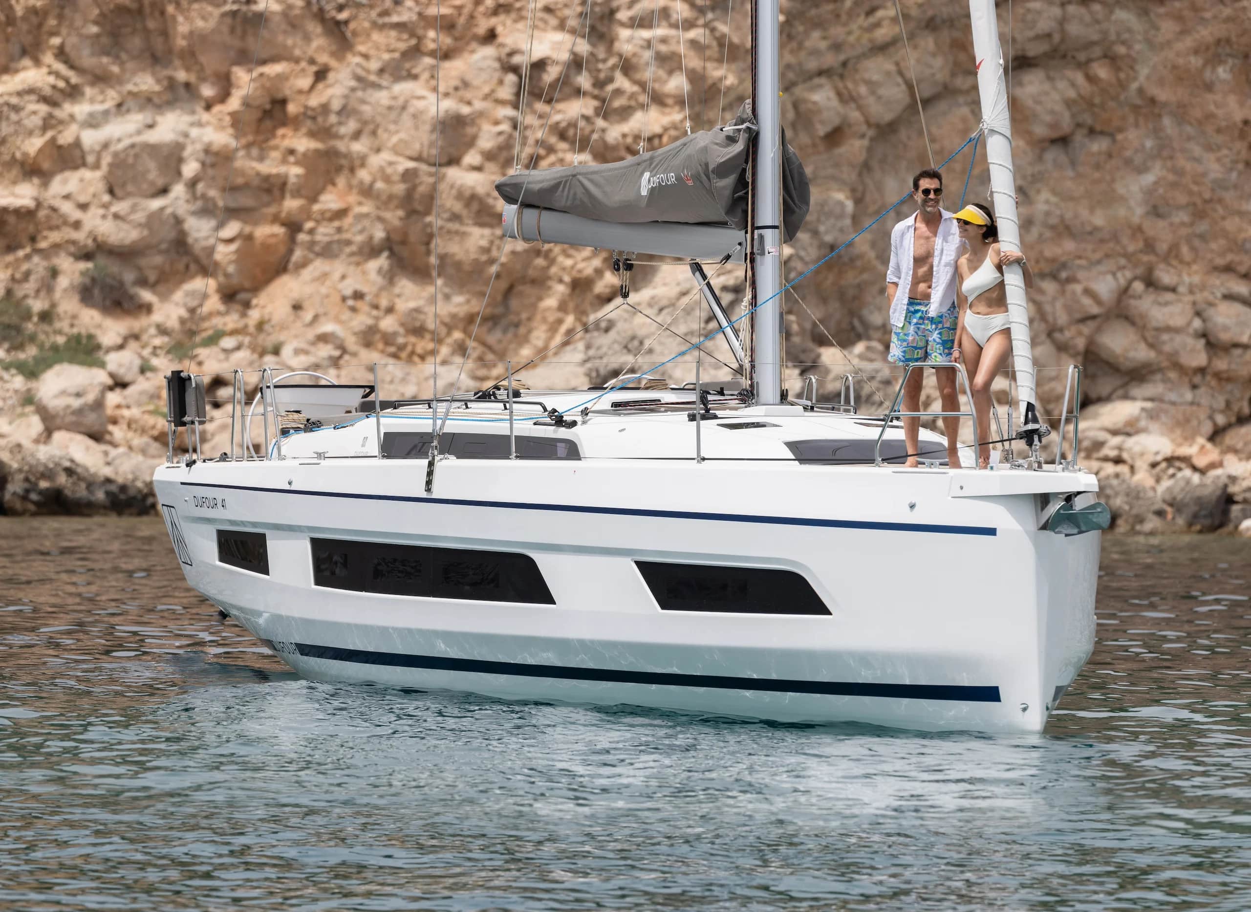 Dufour 41, le plaisir d'être en mer et toujours une croisière réussie